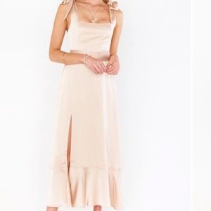 Show Me Your Mumu Champagne Dress
